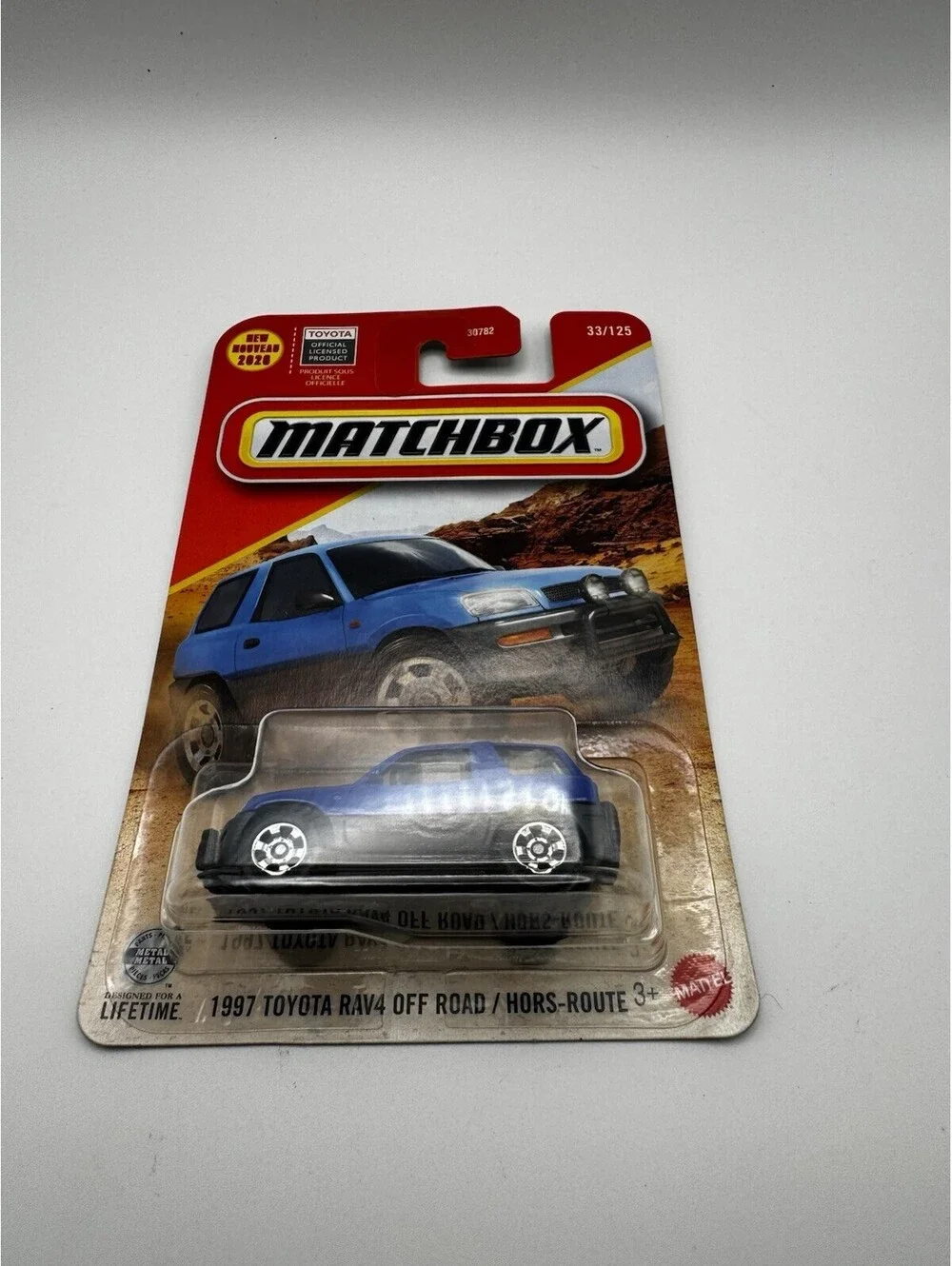 Matchbox 1997 Toyota RAV4 Off-Road 1:64 Diecast Blue Matchbox 1-75 Unopened